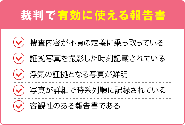 有効な報告書